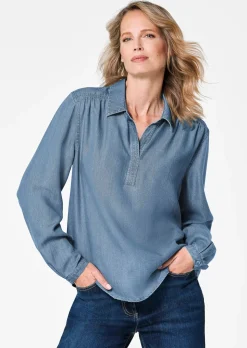 Chemisier en denim Tencel