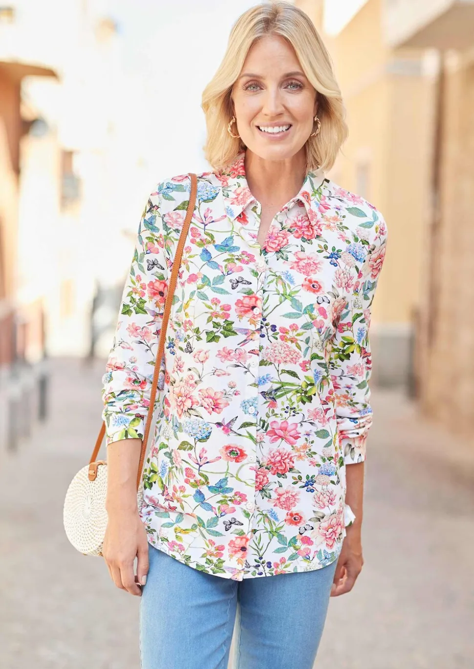 Chemisier en jersey extensible