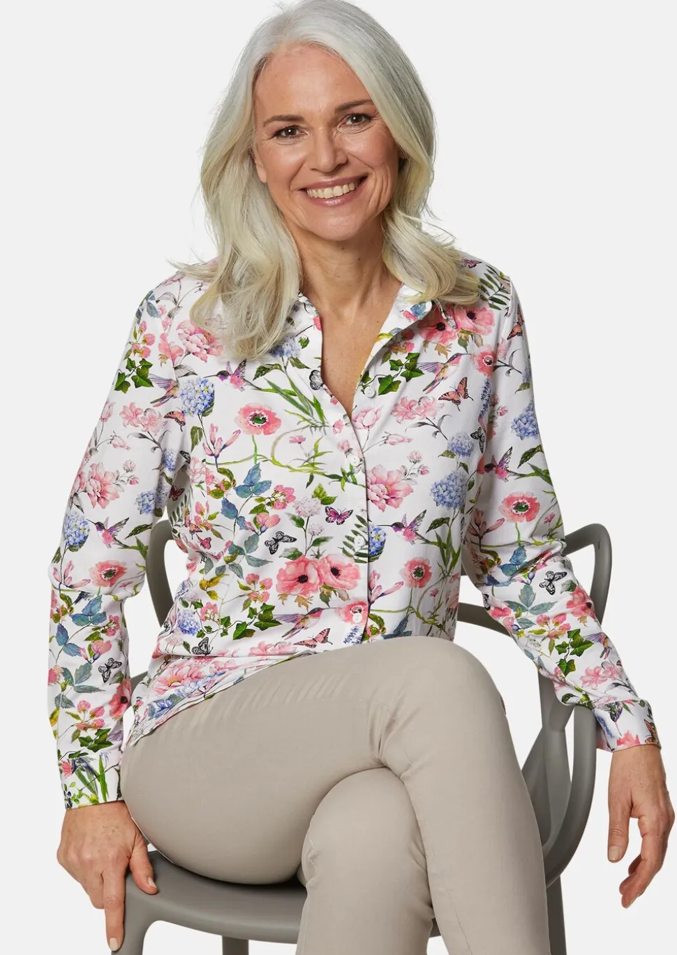 Chemisier en jersey extensible