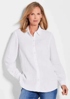 Chemisier en mousseline de coton