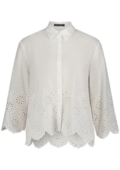 Chemisier en pur coton agrémenté d’une broderie séduisante