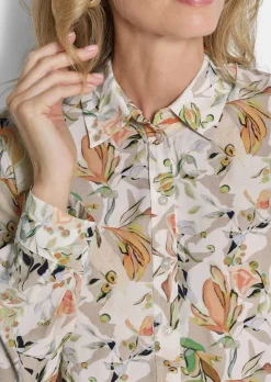 Chemisier en viscose avec motif floral