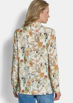 Chemisier en viscose avec motif floral