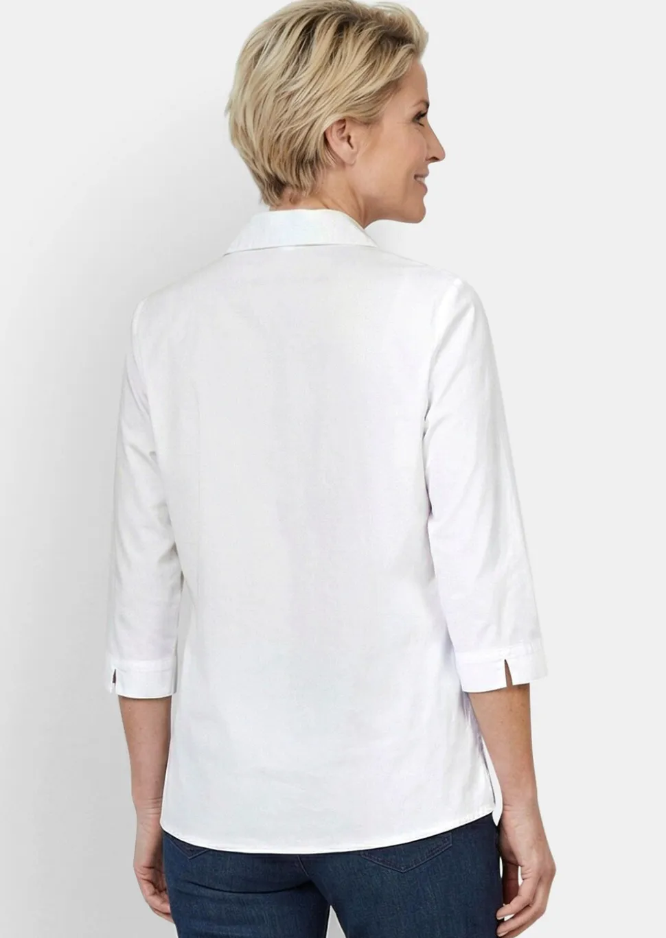Chemisier extensible, très confortable, en coton