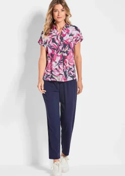 Chemisier imprimé avec motif floral