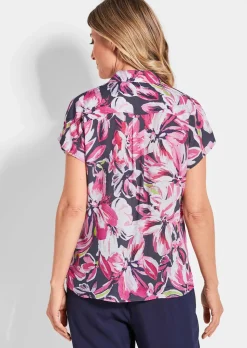 Chemisier imprimé avec motif floral