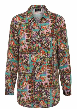 Chemisier long en pure viscose