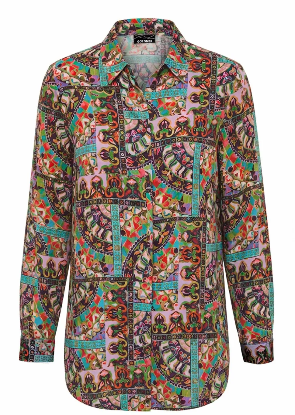 Chemisier long en pure viscose