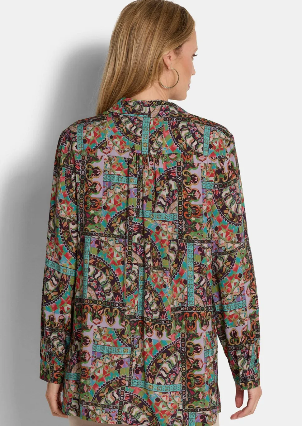 Chemisier long en pure viscose