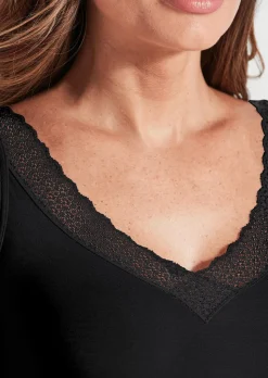 Débardeur en Modal avec dentelle