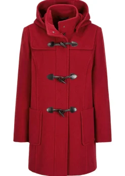 Duffle-coat classique en laine mélangée