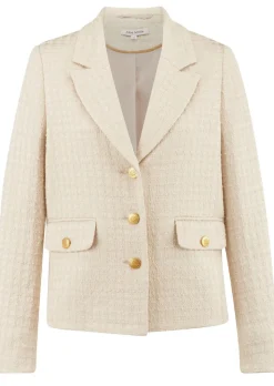 Elégant blazer en tissu bouclette