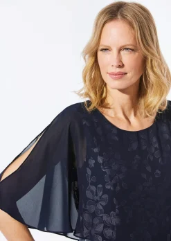 Elégante robe en dentelle et mousseline