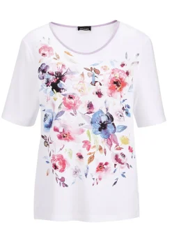 Elégant T-shirt avec motif à l'avant