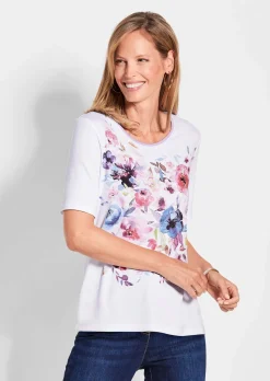 Elégant T-shirt avec motif à l'avant