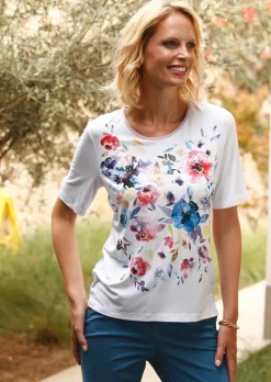 Elégant T-shirt avec motif à l'avant