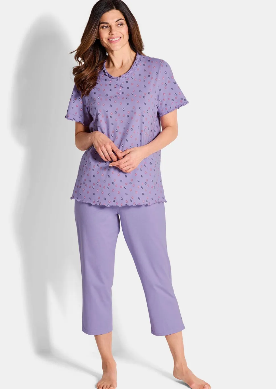 Ensemble de nuit en coton 3 pièces