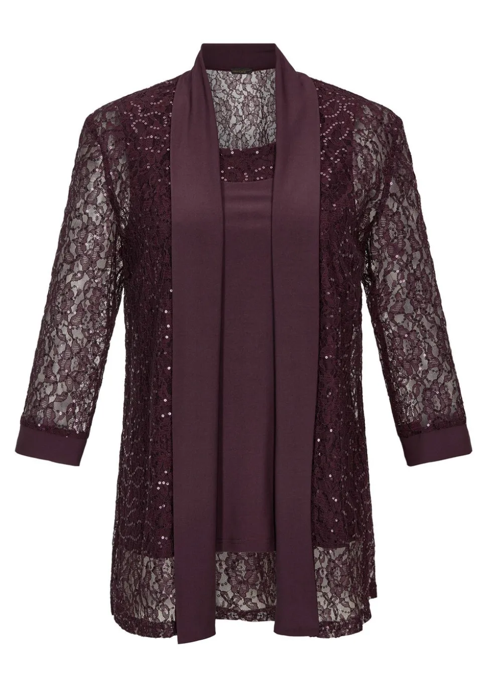 Ensemble veste en dentelle et bustier