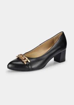 Escarpins en cuir en largeur confort