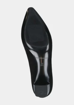 Escarpins en cuir suédé véritable