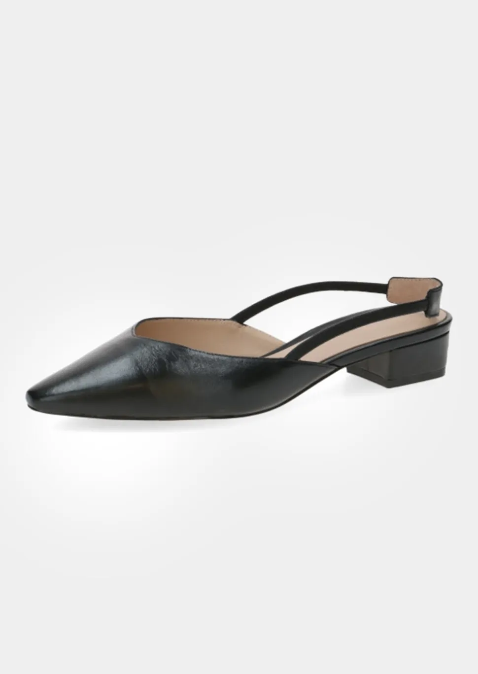 Escarpins en cuir véritable