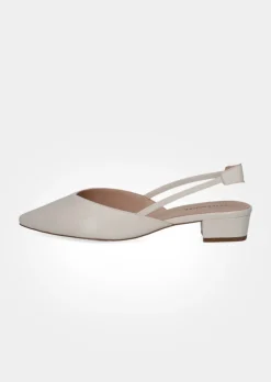Escarpins en cuir véritable