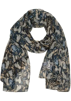 Foulard à motif léopard