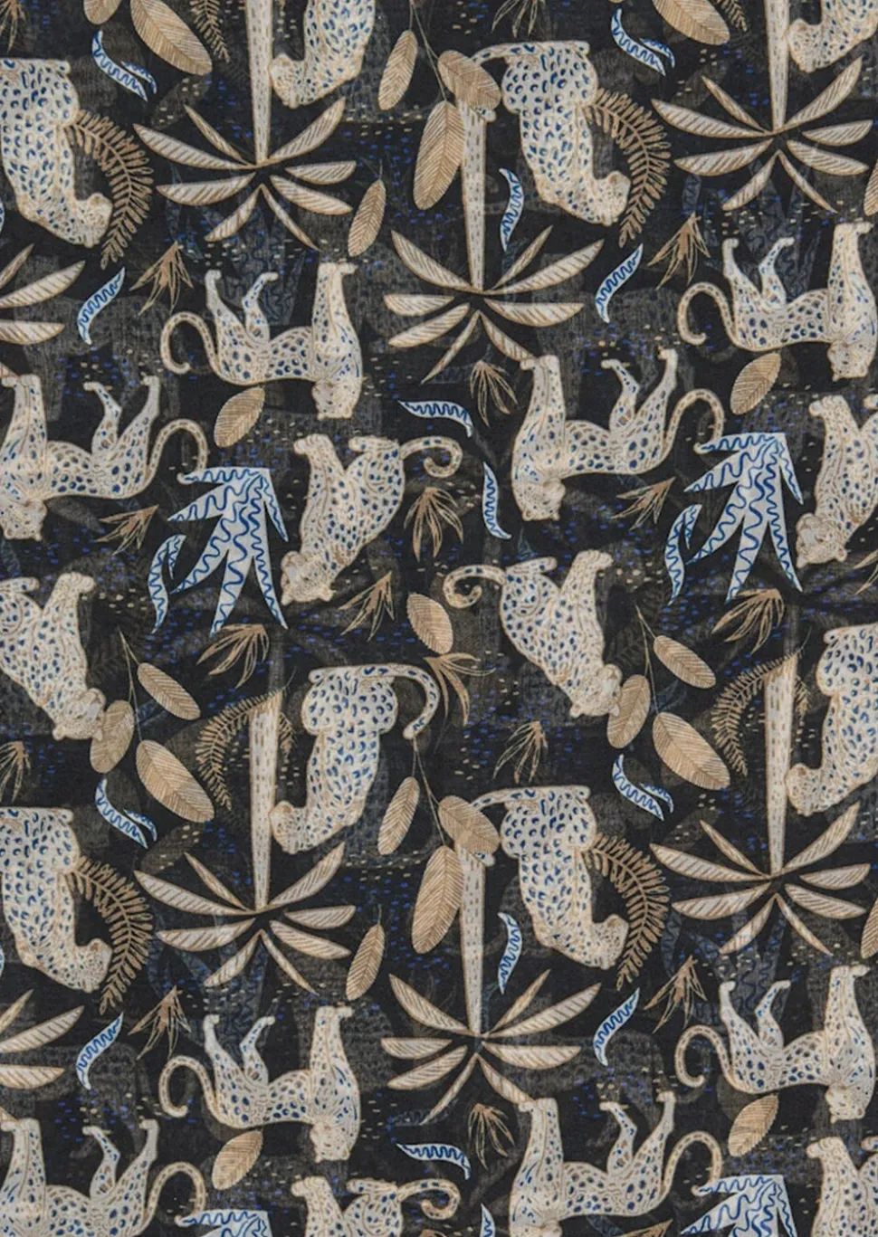 Foulard à motif léopard