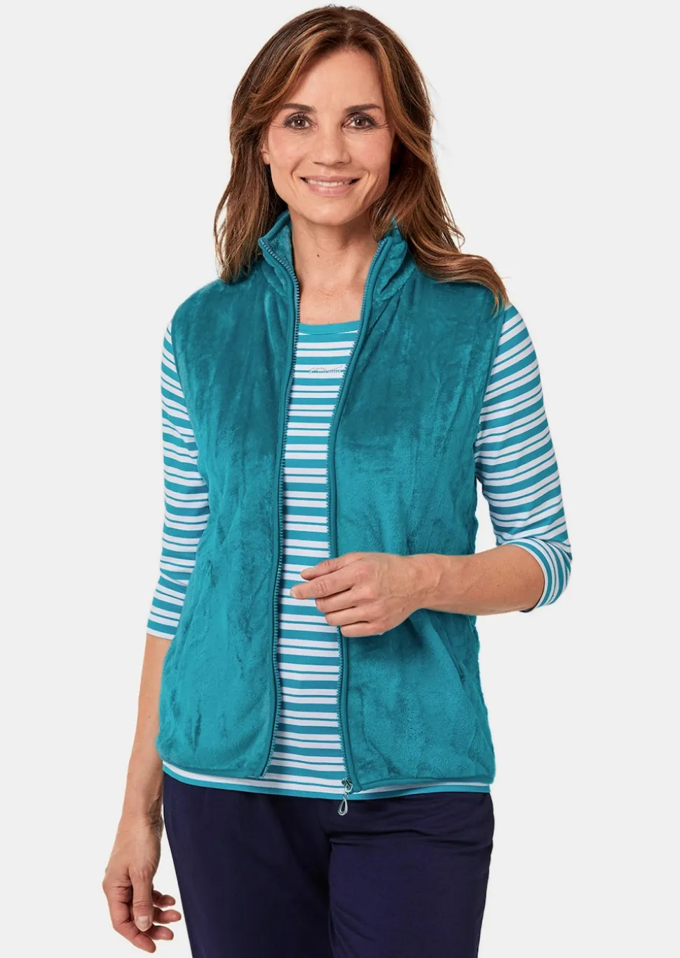 Gilet teddy en polaire