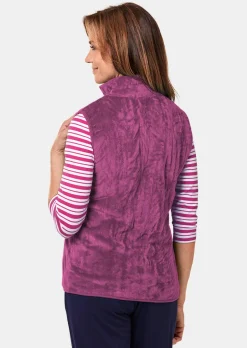 Gilet teddy en polaire
