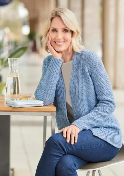 Intemporel cardigan en tricot épais