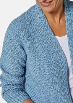 Intemporel cardigan en tricot épais