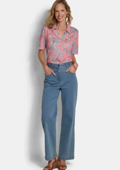 Jean ample VERA avec ceinture montée en forme