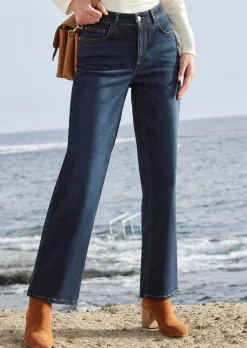 Jean ample VERA en denim extensible