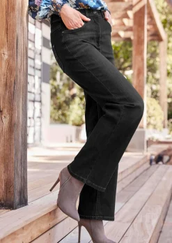 Jean ample VERA en denim extensible
