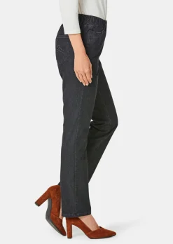 Jean CARLA à taille élastique orné de pierres scintillantes