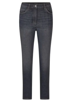 Jean mom SARA en coton stretch