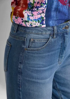 Jean mom SARA en coton stretch