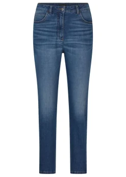 Jean mom SARA en coton stretch