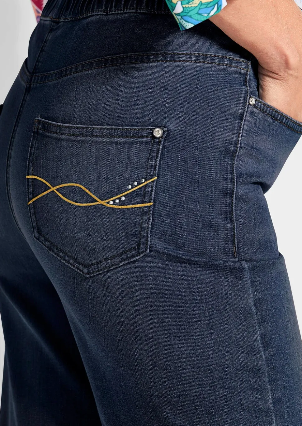 Jean·VERA·à·taille·élastique avec jambes amples