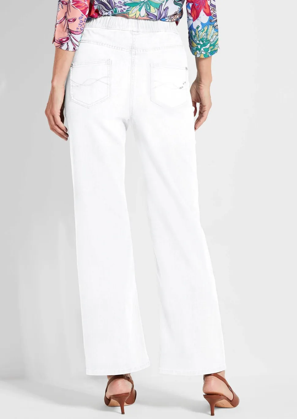 Jean·VERA·à·taille·élastique avec jambes amples