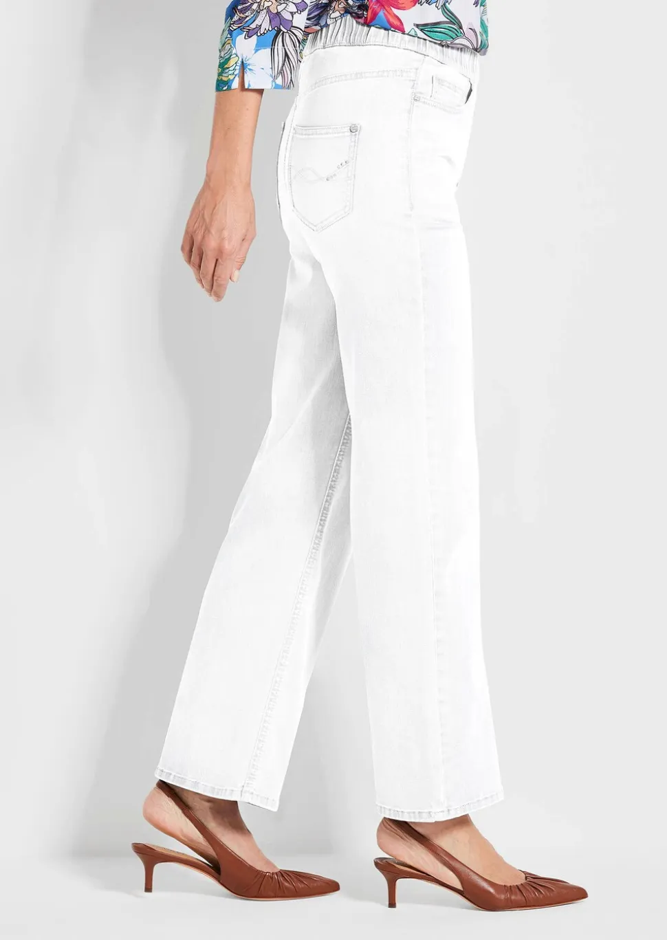 Jean·VERA·à·taille·élastique avec jambes amples