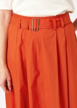 Jupe d'été avec ceinture en tissu