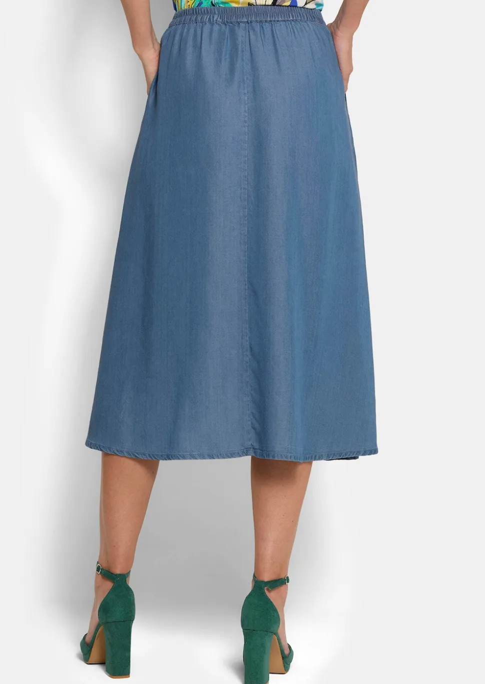 Jupe légère en Tencel, avec poches