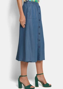 Jupe légère en Tencel, avec poches