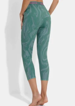 Legging 7/8 avec large taille