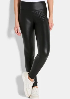 Legging en similicuir