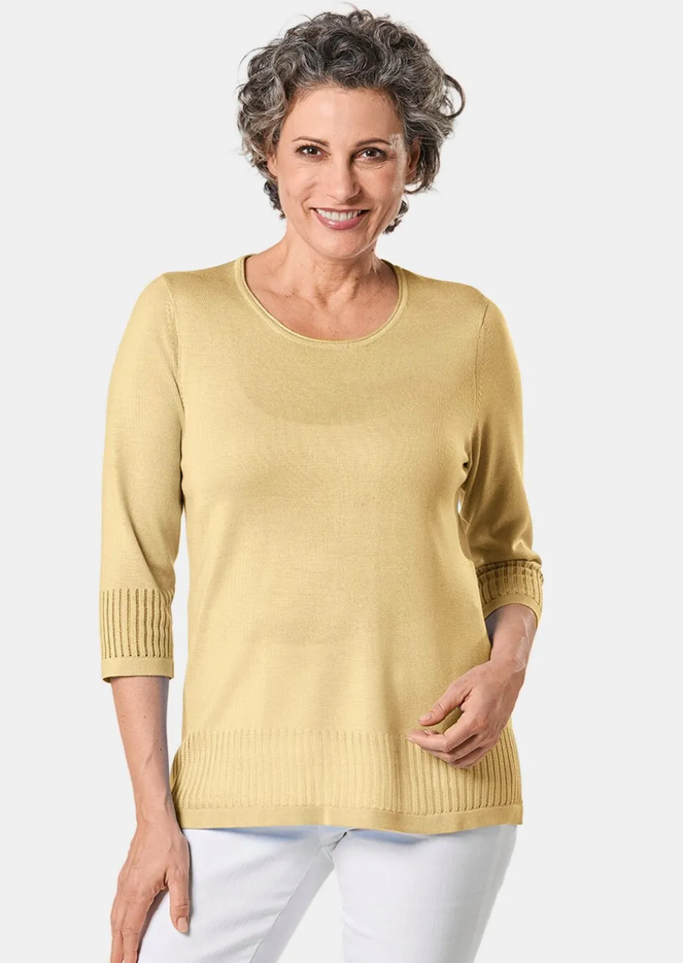 Élégant pull ajouré