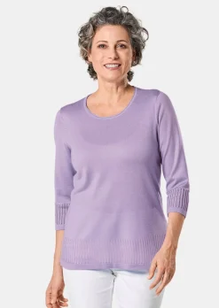 Élégant pull ajouré