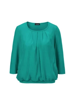 Élégant T-shirt aspect chemisier